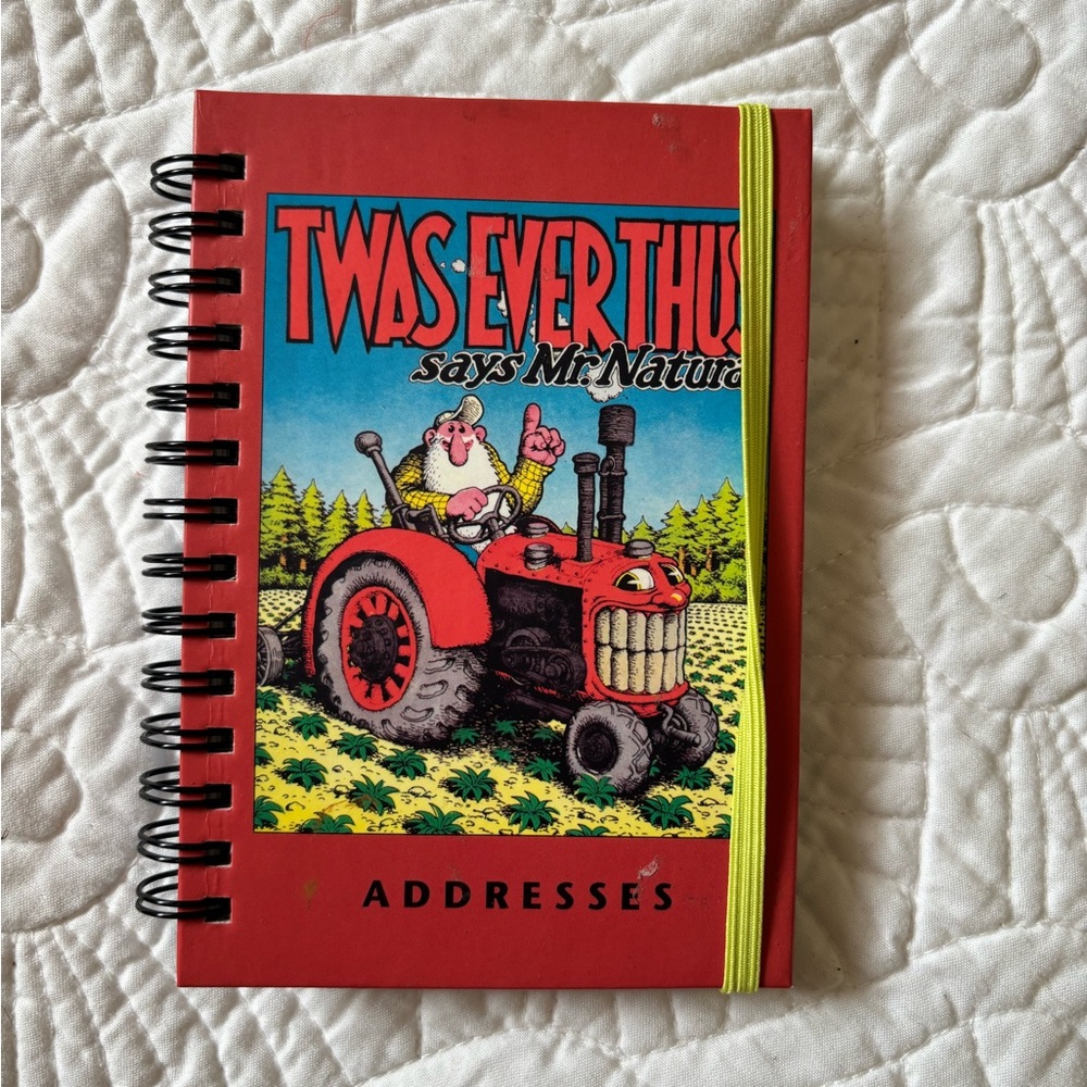 Robert crumb art address book